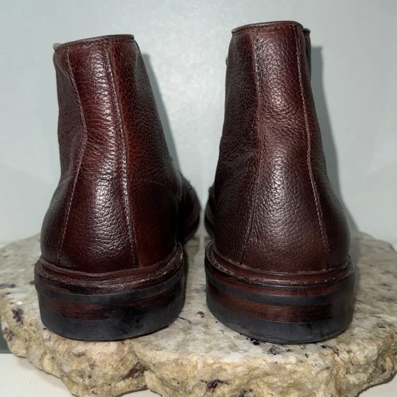 Allen Edmonds Higgins Mill Weatherproof Mens Boot Burgundy Chromexcel Leather 9 - Picture 9 of 16
